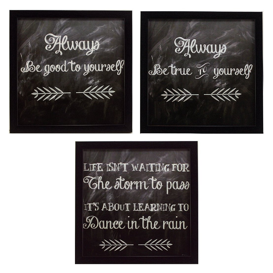 Indianara 3 Piece Set of Framed Wall Hanging Kids Room Decor Spiderman Batman Superman Art Prints 8.7 inch X 8.7 inch Without Glass-Multicolour