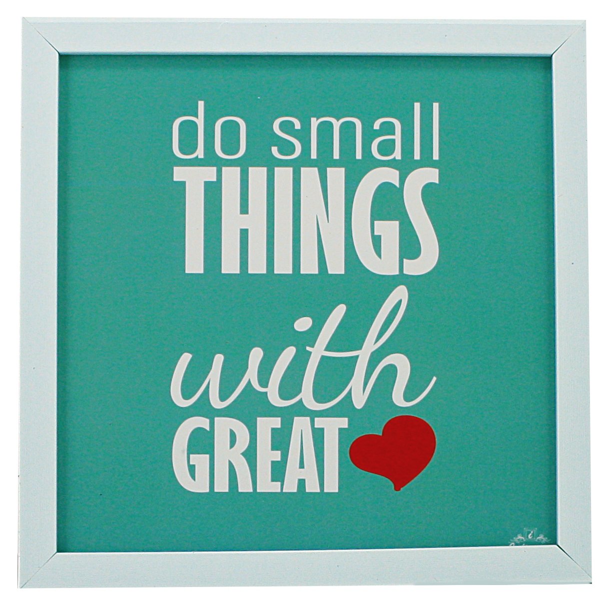 Indianara 4 Piece Set of Multicolor Framed Wall Hanging Motivational Office Decor Art Prints (1429) 8.7 inch X 8.7 inch Without Glass