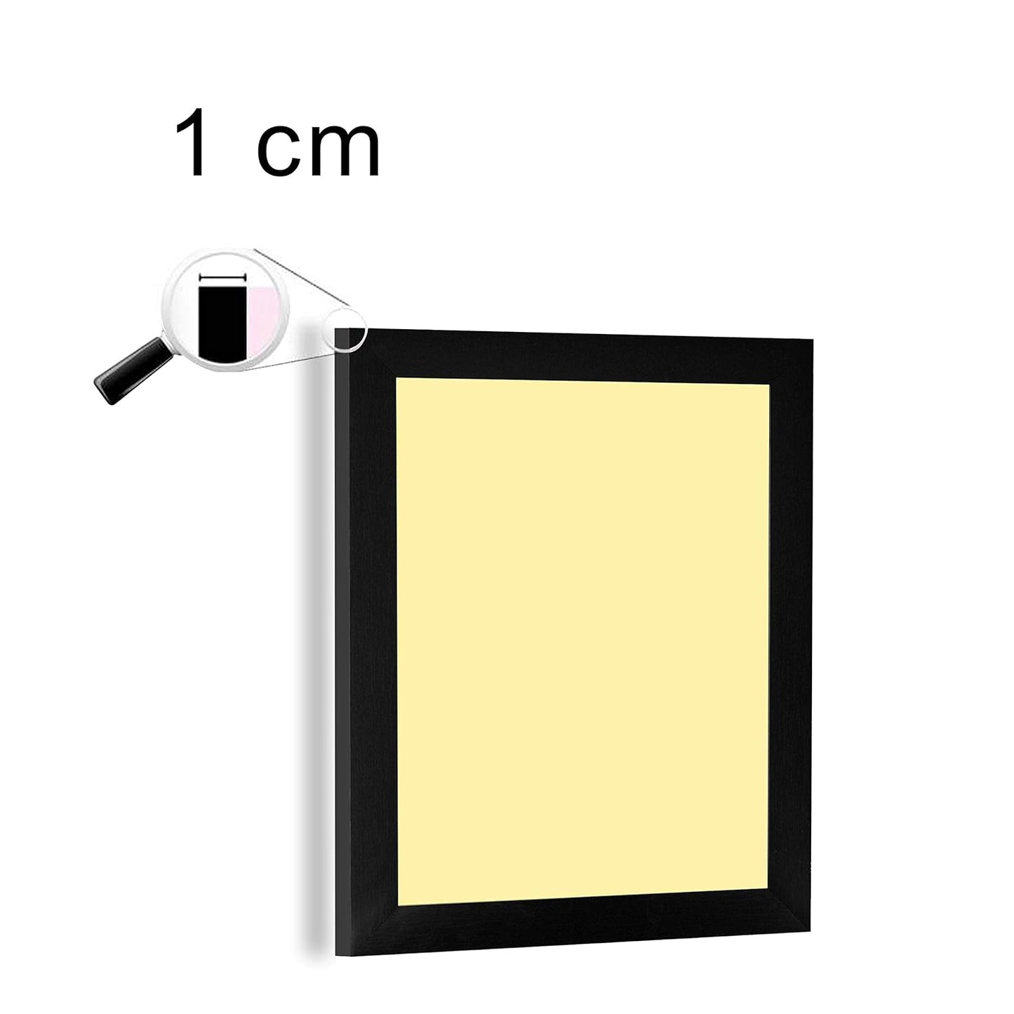 Indianara 3 Pc Set Of Still Art Paintings Without Glass (6 X 13, 10.2 X 13, 6 X 13 INCH, Black)