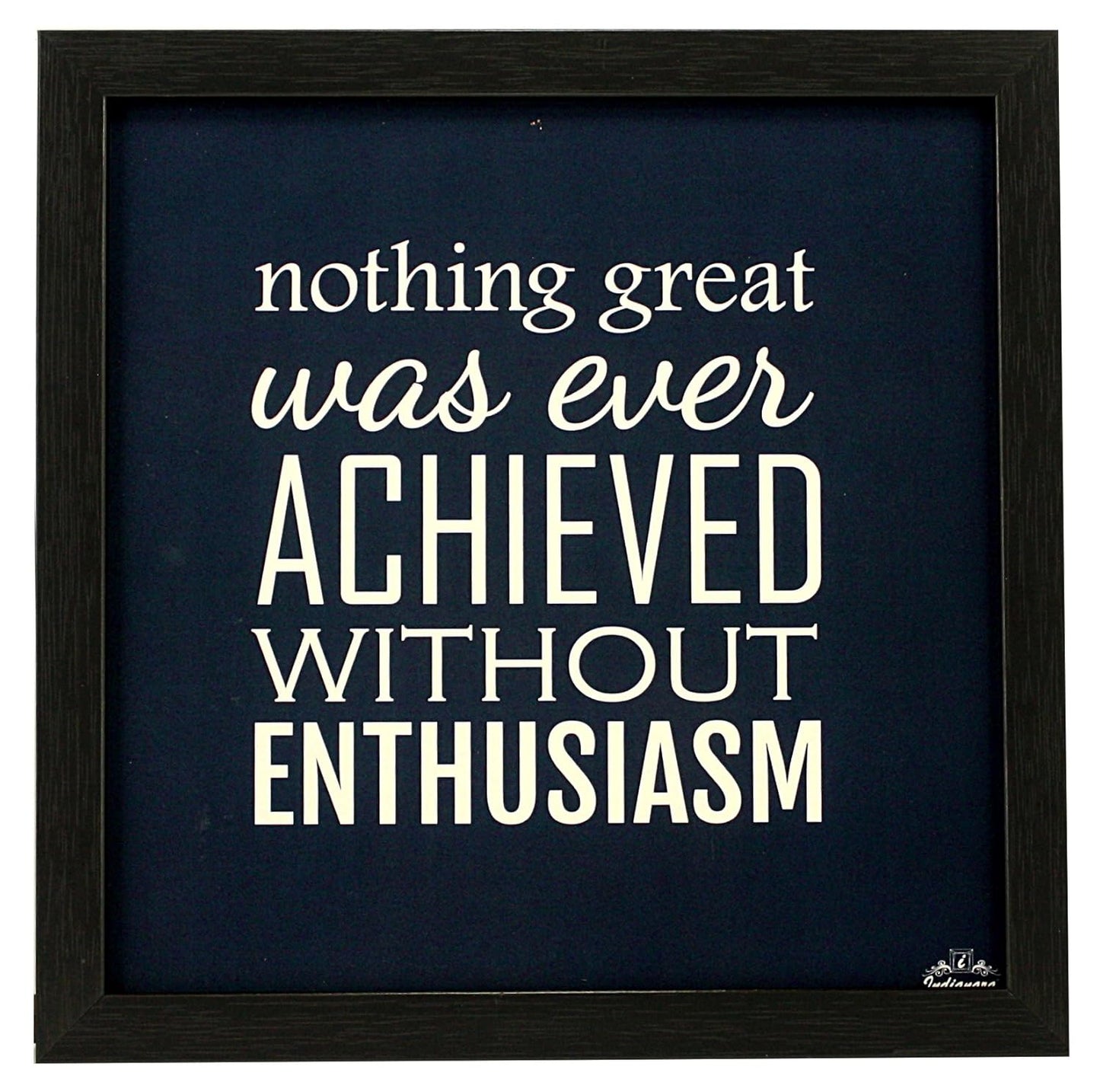 Indianara 4 Piece Set of Multicolor Framed Wall Hanging Motivational Office Decor Art Prints (1429) 8.7 inch X 8.7 inch Without Glass