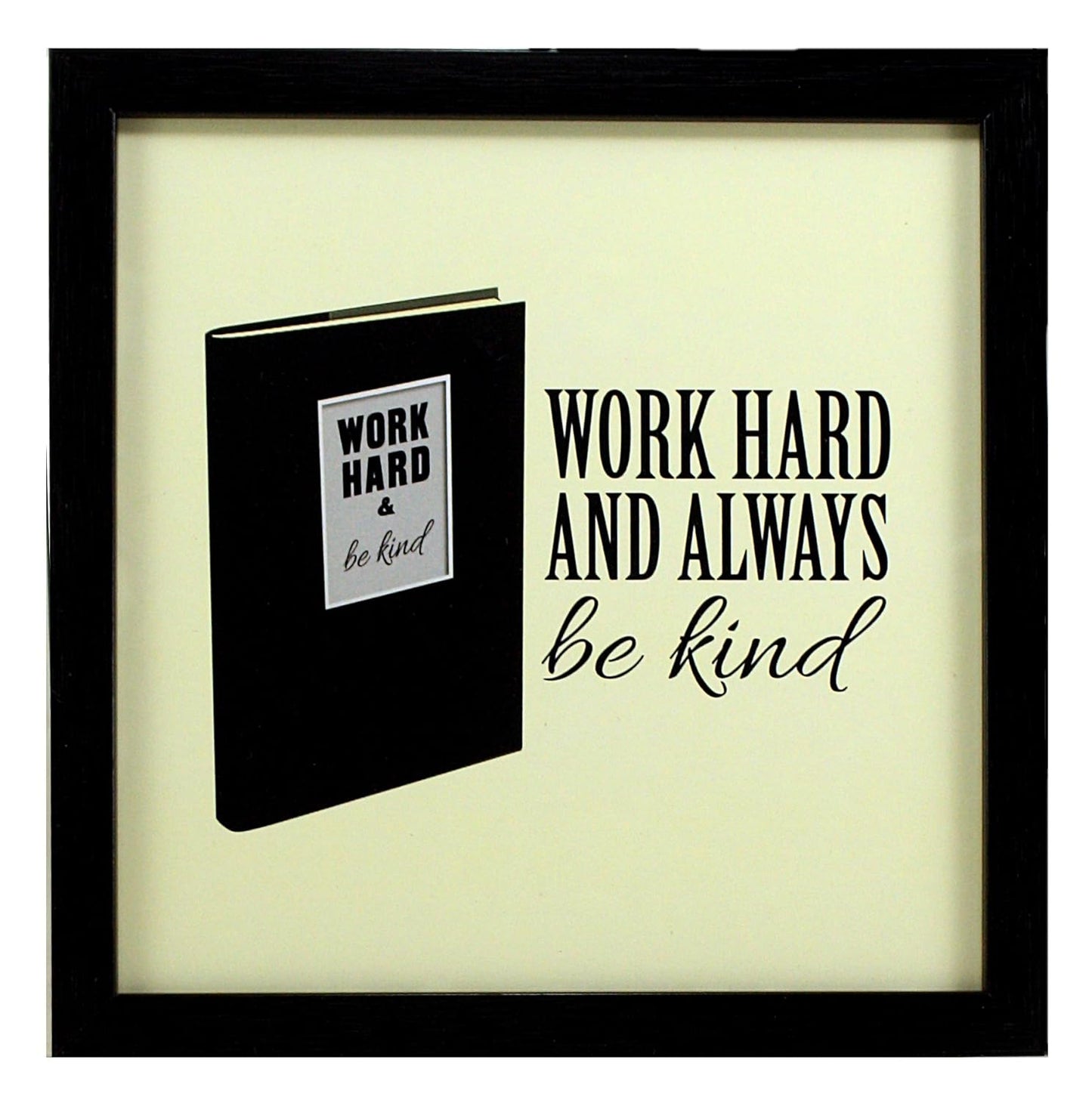 Indianara Synthetic Wood Framed Wall Hanging for Kids Study Room Without Glass(Multicolour, 8.7x8.7 Inches) - Set of 4