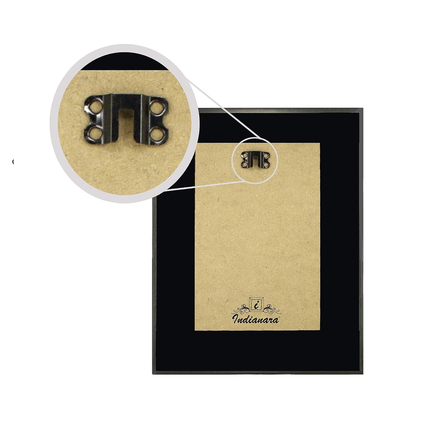 Indianara 3 Pc Set Of Still Art Paintings Without Glass (6 X 13, 10.2 X 13, 6 X 13 INCH, Black)