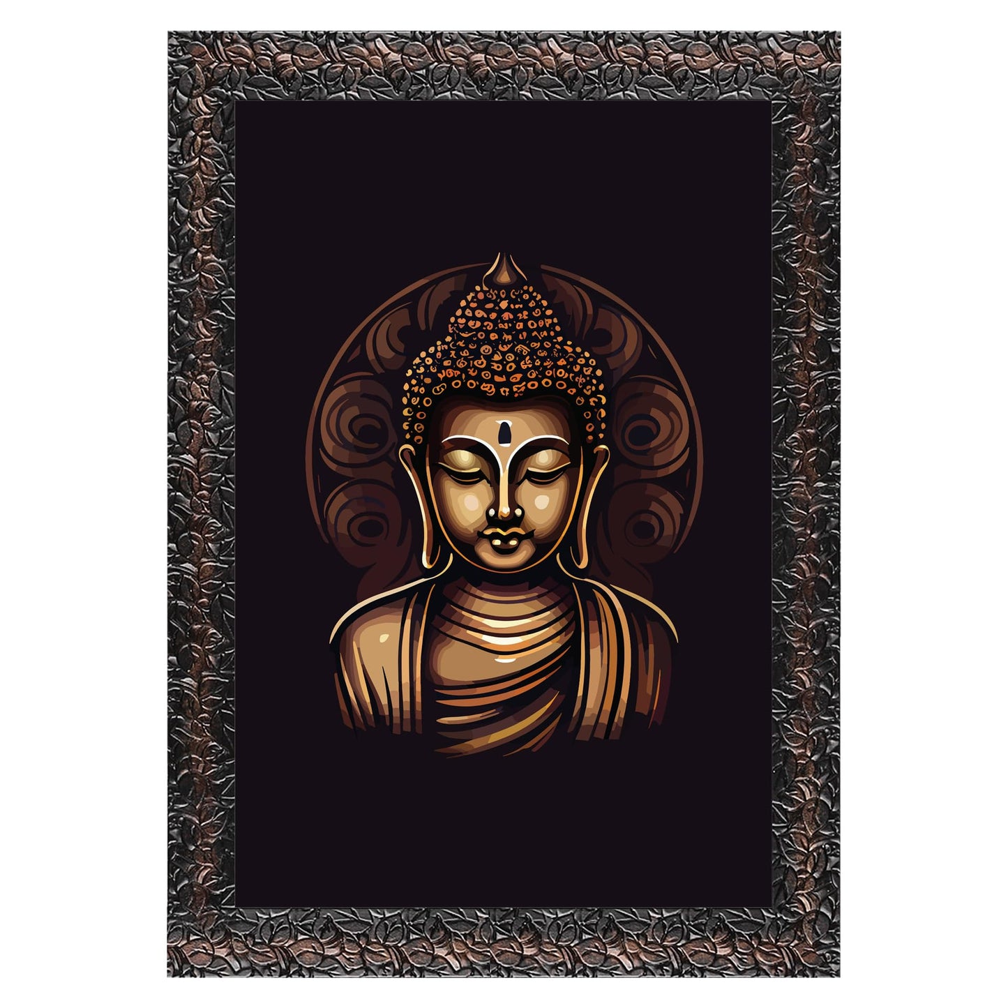 Indianara Modern Art Painting With Frame 18 Inches X 12 Inches (Style 5)