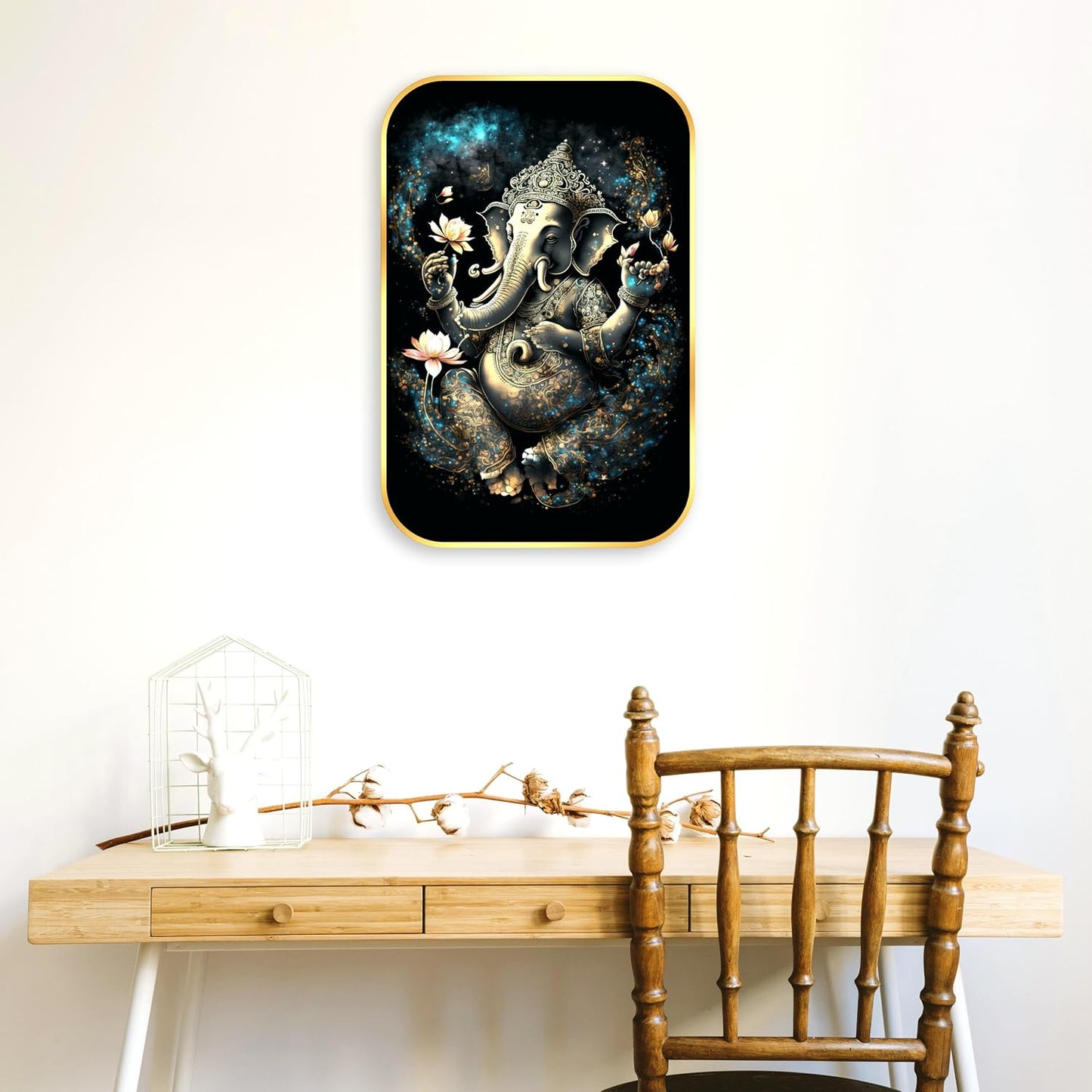 Indianara Modern Art Painting With Frame 18 Inches X 12 Inches (Style 5)