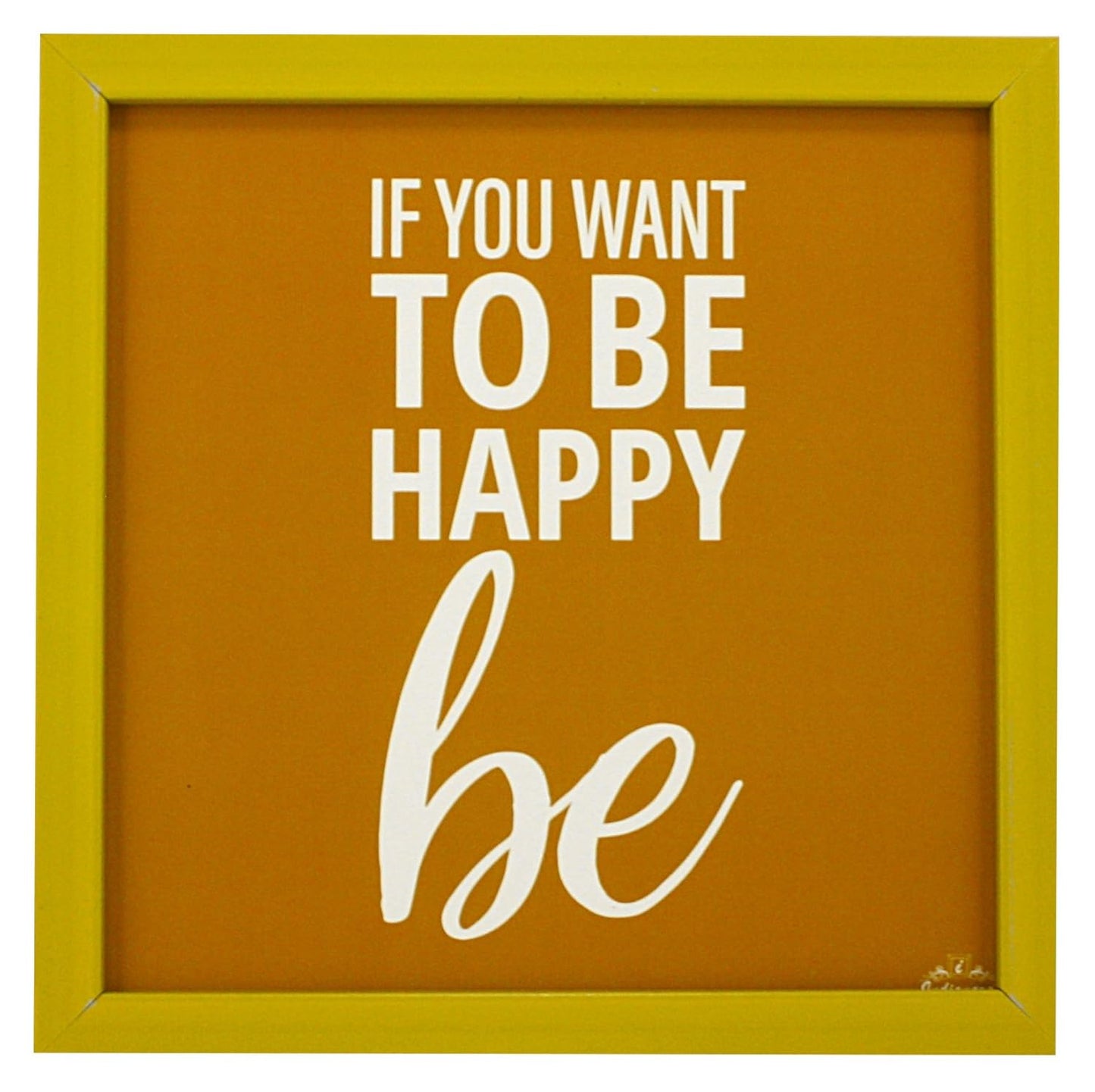 Indianara 4 Piece Set of Multicolor Framed Wall Hanging Motivational Office Decor Art Prints (1429) 8.7 inch X 8.7 inch Without Glass