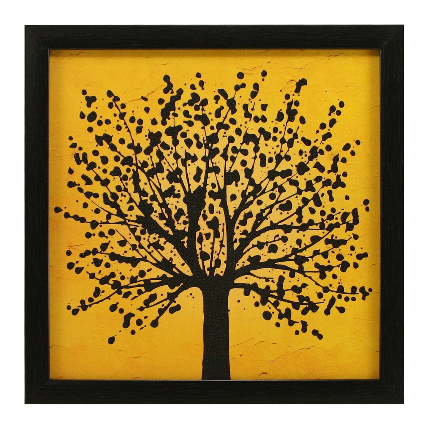 Indianara 3 Piece Set of Framed Wall Hanging Decor Modern Art(1066) Prints 8.7 Inch X 8.7 Inch Without Glass-Multicolour