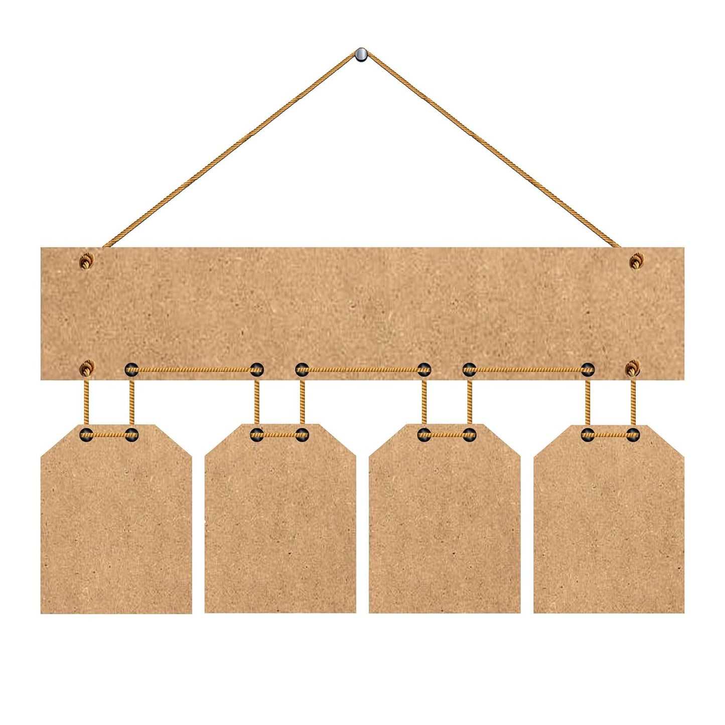 Indianara Set of 5 Office Quotes MDF Wall Hanging Decorative Wall Art for Living room | Bedroom | Home Décor | Office | Gift (5636WH)