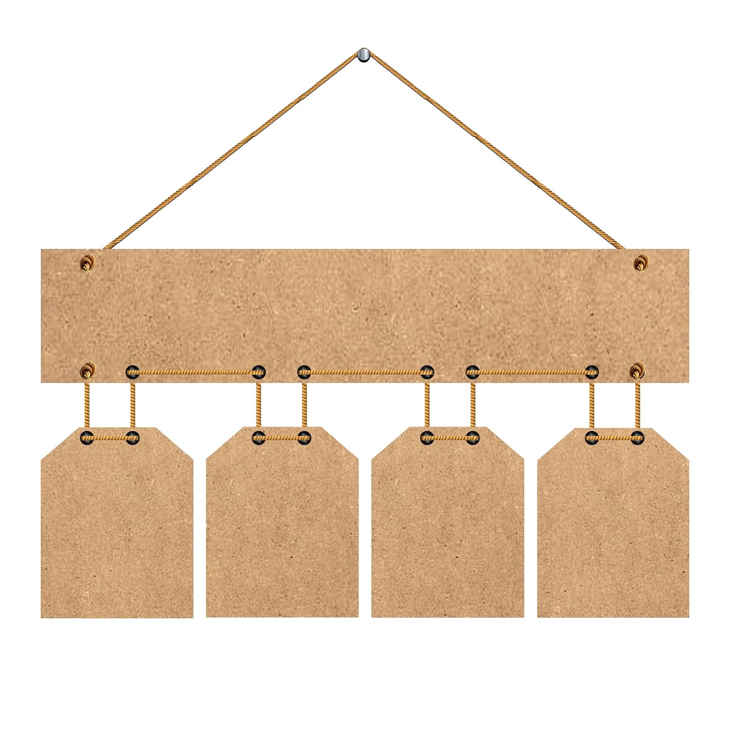 Indianara Set of 5 Office Quotes MDF Wall Hanging Decorative Wall Art for Living room | Bedroom | Home Décor | Office | Gift (5636WH)