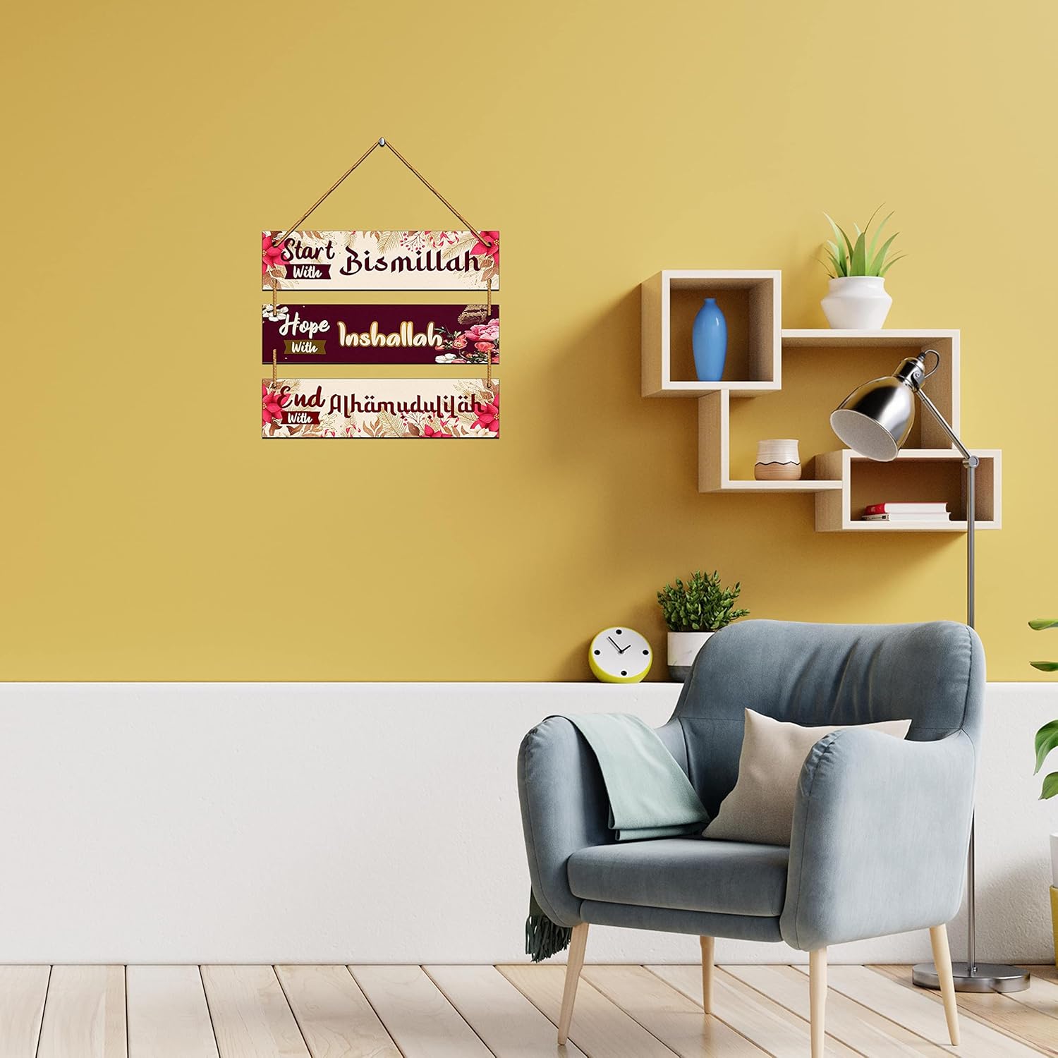 Indianara MDF Wall Hanging Decorative Wall Art for Living room | Bedroom | Home Décor | Office | Gift (Style 1)