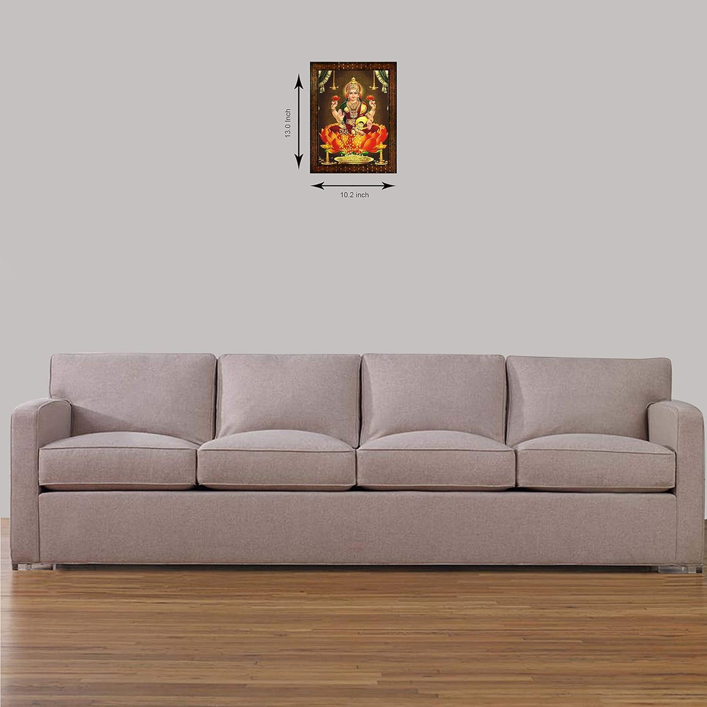 Indianara Religious Paintings Painting -Synthetic Wood, 27x30.5x1cm, Multicolour (GB3)