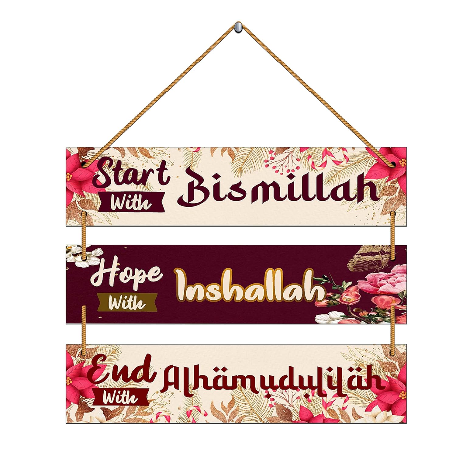 Indianara MDF Wall Hanging Decorative Wall Art for Living room | Bedroom | Home Décor | Office | Gift (Style 1)