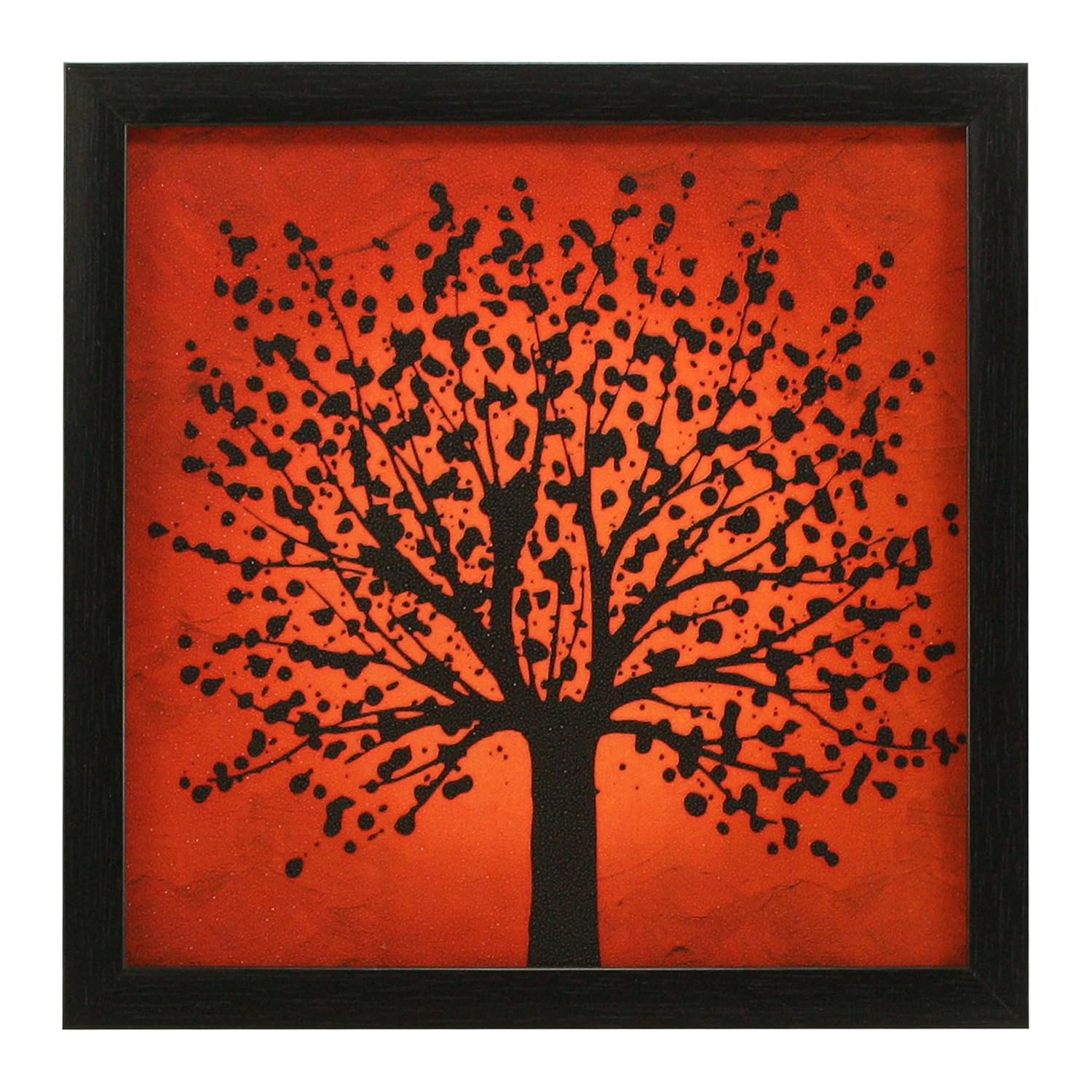 Indianara 3 Piece Set of Framed Wall Hanging Decor Modern Art(1066) Prints 8.7 Inch X 8.7 Inch Without Glass-Multicolour